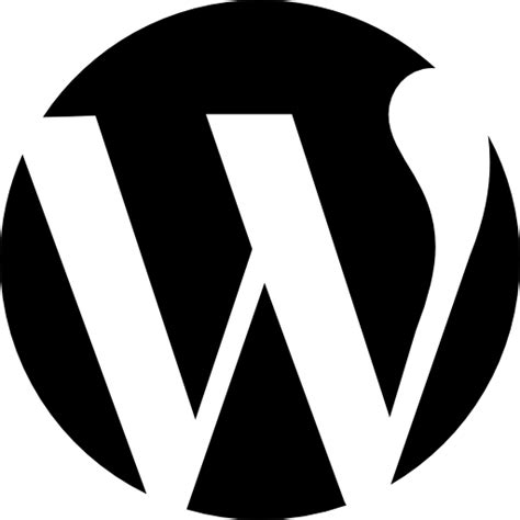 Logo Circular Wordpress Icono Gratis