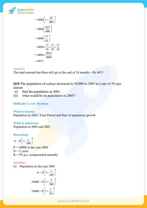Ncert Solutions Class 8 Maths Chapter 8 Comparing Quantities Access Pdf