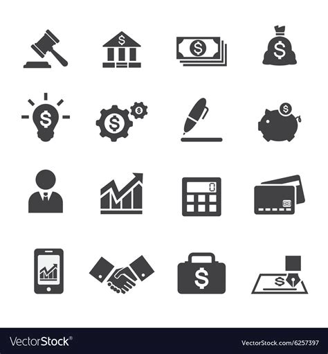 Business And Finance Icon Royalty Free Vector Image