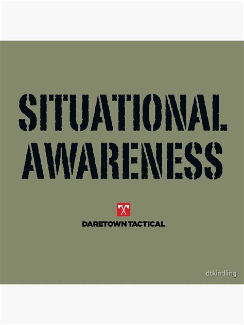Situational Awareness Poster For Sale By Dtkindling Redbubble