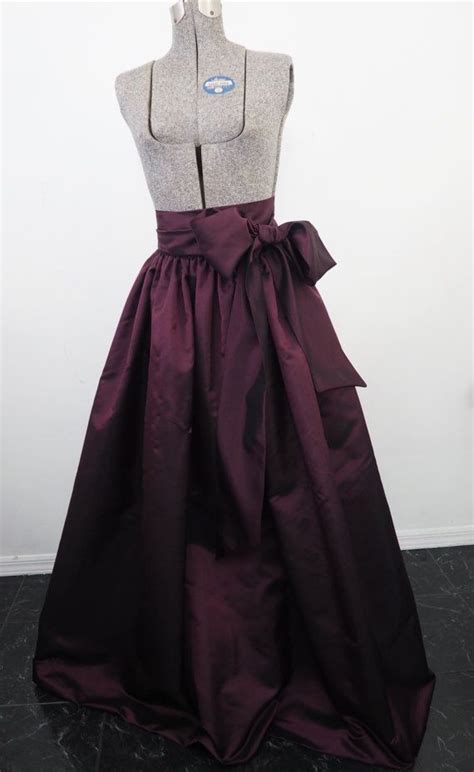 Floor Length Taffeta Ball Gown Skirt With Removable By Wellfit 19000