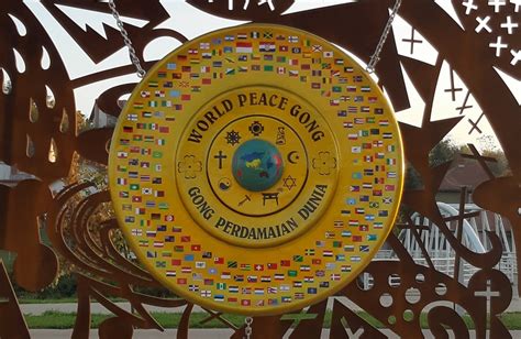 Ante Sardelic Kraljevic And The Vukovar Gong Of World Peace Donated By