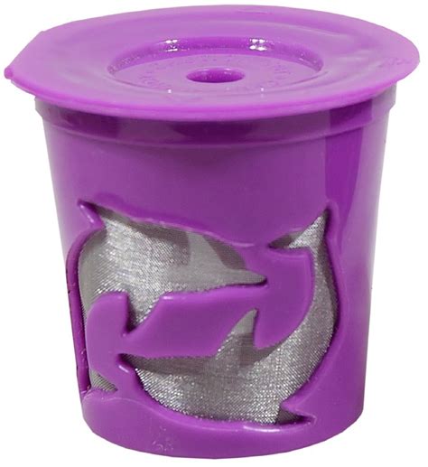 New Keurig 2 0 Coffee Filter Basket Reusable K Cups Permanent Refillable Purple