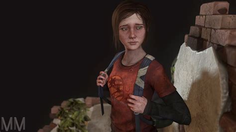 Ellie From The Last Of Us D Fan Art Turntable Final Youtube