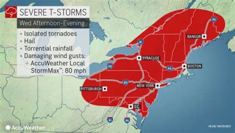 Nj Weather Severe Thunderstorms Could Slam State With Strong Winds