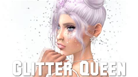 The Sims 4 Create A Sim Glitter Queen Full Cc List Youtube