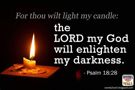 Bible Verses About Hope For Thou Wilt Light My Candle The LORD My
