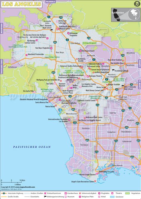 Stadtplan Los Angeles