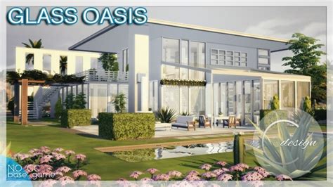 Glass Oasis Home At Cross Design Sims 4 Updates