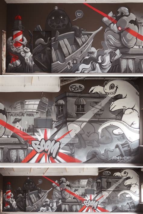 Walls 2014 On Behance Graffiti Art Graffiti Murals Art