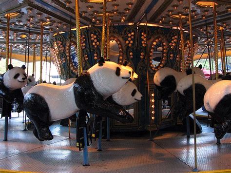 Panda Carousel Carousel Carousel Horses Carosel Horse
