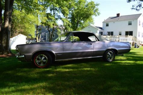 1965 Pontiac Gto 4 Speed Convertible In Iris Mist For Sale Photos