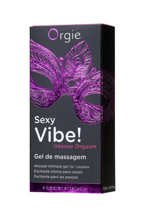 Гель для массажа orgie sexy vibe intense orgasm 15 мл купить в интернет магазине sexy time