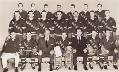 New York Rangers Team Photo 1956 Hockeygods