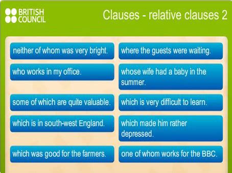 Relative Clauses English Guide Org