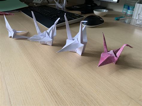 The Evolution Of My Origami Folding Skill After Folding 1k Of Cranes