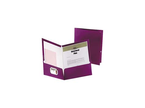 Oxford 5049526 Two Pocket Laminated Folder 100 Sheet Capacity