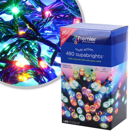 Premier Christmas Supabright Light Decorations Indoor And Outdoor 480
