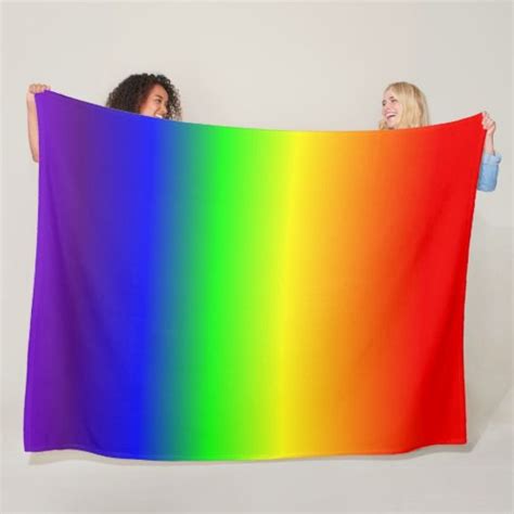 Colors Of The Rainbow Fleece Blanket Fleece Blanket