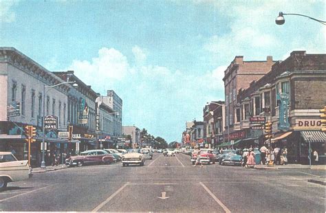 Columbus Indiana Downtown Street Scene From The 1960s