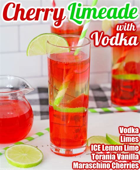 Vodka Cherry Limeade In 2021 Cherry Limeade Limeade Delicious Drink