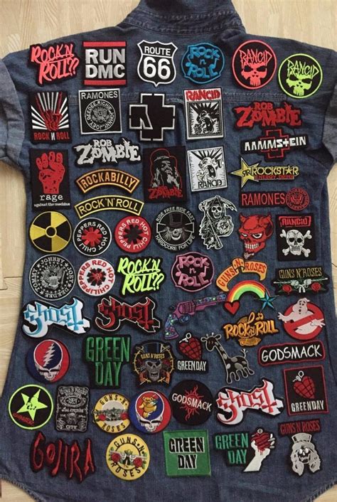 Punk Metal Rock Band Retro Indy Hipster Diy Iron Sew On Embroidered