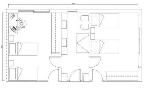 Hotel Toilet Section And Constructive Plan Cad Drawing Details Dwg File