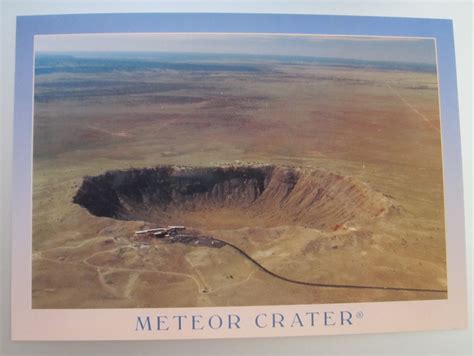 On Our Way In The Usa Meteor Crater