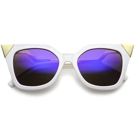 modern women s hot tip pointed cat eye sunglasses zerouv