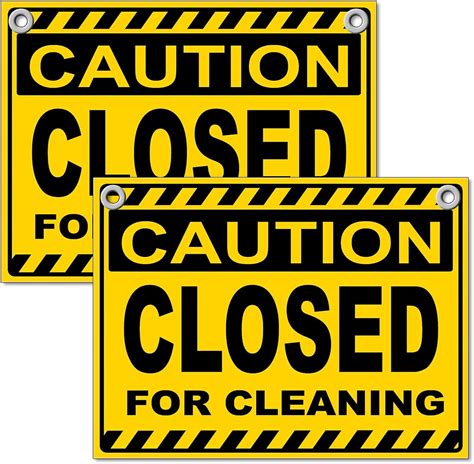 Janico 1076 Closed For Maintenance Safety Sign Expands Up