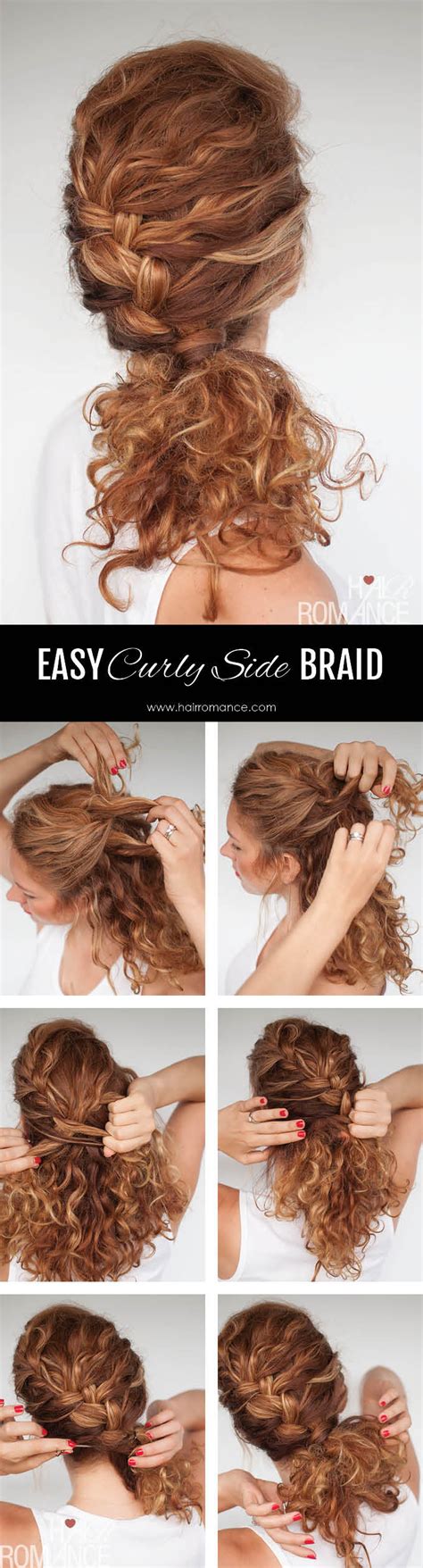 Try out one of our complete wash and go systems or take our curly hair quiz to get a personal recommendation. Easy everyday curly hairstyle tutorials - the curly side braid
