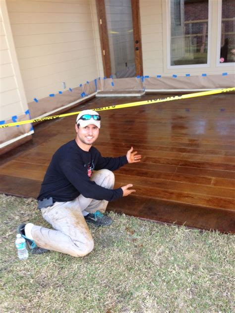 Concrete Stained To Look Like Wood Flooring This Faux Wood Look Will