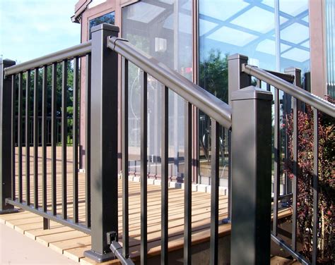 How To Install Aluminum Railing On Stairs Railings Design Resources