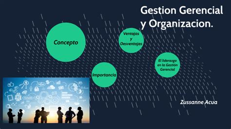 Gestion Gerencial Y Organizacion By Zussanne Acua