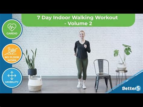 Day Indoor Walking Workout Volume Day Youtube