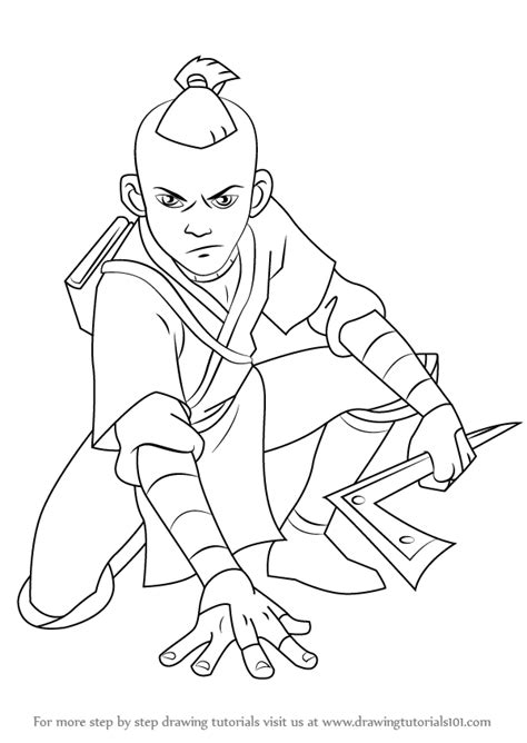 — isn't hard to learn. Learn How to Draw Sokka from Avatar The Last Airbender ...