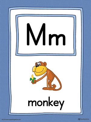 Learn the letter m / learn the alphabet m/ letter m words and pictures/letter m words for kids/ phonics letter mquery solved :m wordslearn . Letter M Words and Pictures Printable Cards: Mountain ...