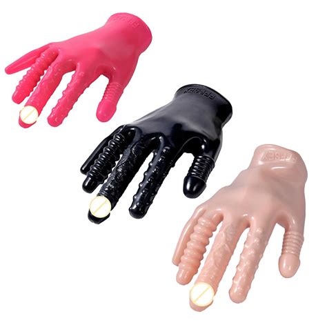 G Spot Orgasm Vibrating Finger Glove Vibe Anal Vibrators Massager Sex Toy Women Ebay