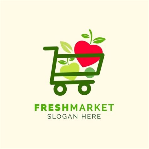 Free Vector Fresh Market Business Company Logo Company Logo Fresh