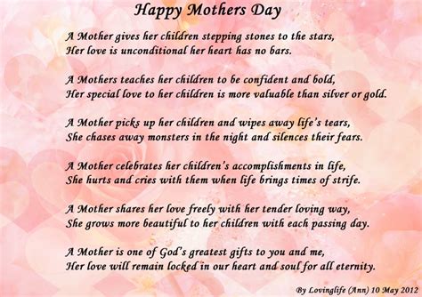 Happy Mothers Day Daughter Poems