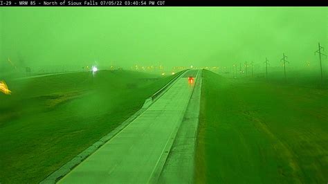 South Dakotas Derecho Brings Green Sky And Strong Winds The New York