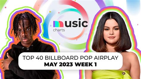 Top 40 Billboard Pop Airplay May 2023 Week 1 Youtube