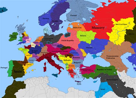 Map Of Europe 1939 Labeled