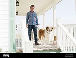 A DOG'S JOURNEY, from left: Dennis Quaid, Bailey the dog as Buddy ...