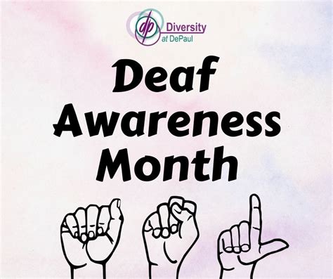 Honoring Deaf Awareness Month Depaul