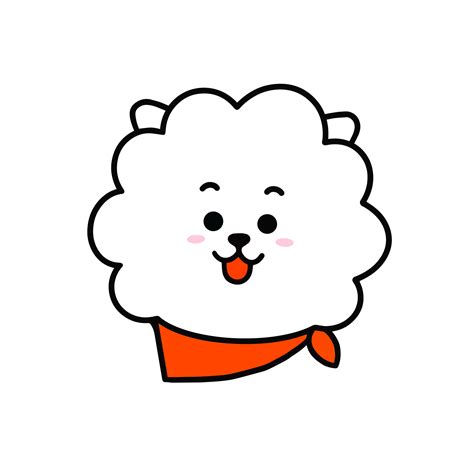 Cara Gambar Rj Bt21 Character Imagesee