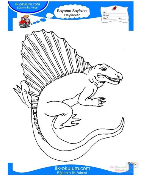çocuklar için hayvan hayvan Dinozor boyama sayfası 28 preschool activity