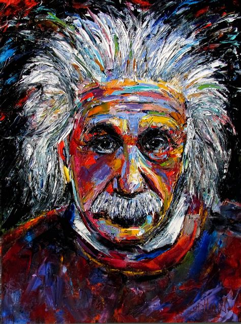 Debra Hurd Original Paintings And Jazz Art Einstein Painting Art