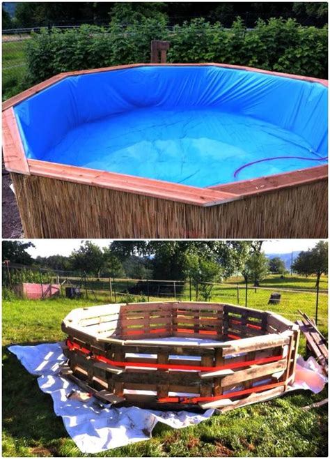 Make A Swimming Pool Out Of Pallets 12 Low Budget Diy Swimming Pool