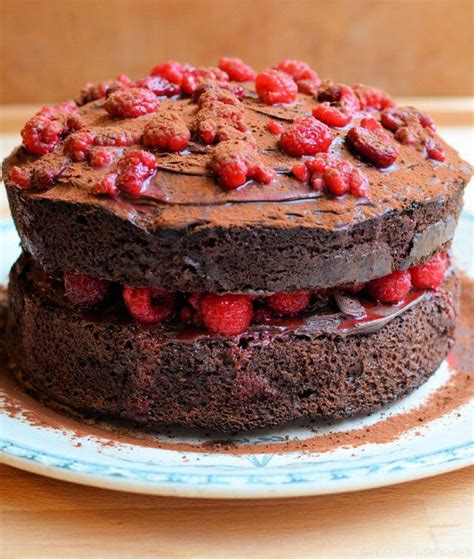 Mix butter, flour and salt. Chocolate Raspberry Gateau by Karen Burns-Booth | Dessert recipes, Delicious desserts, Sweet recipes